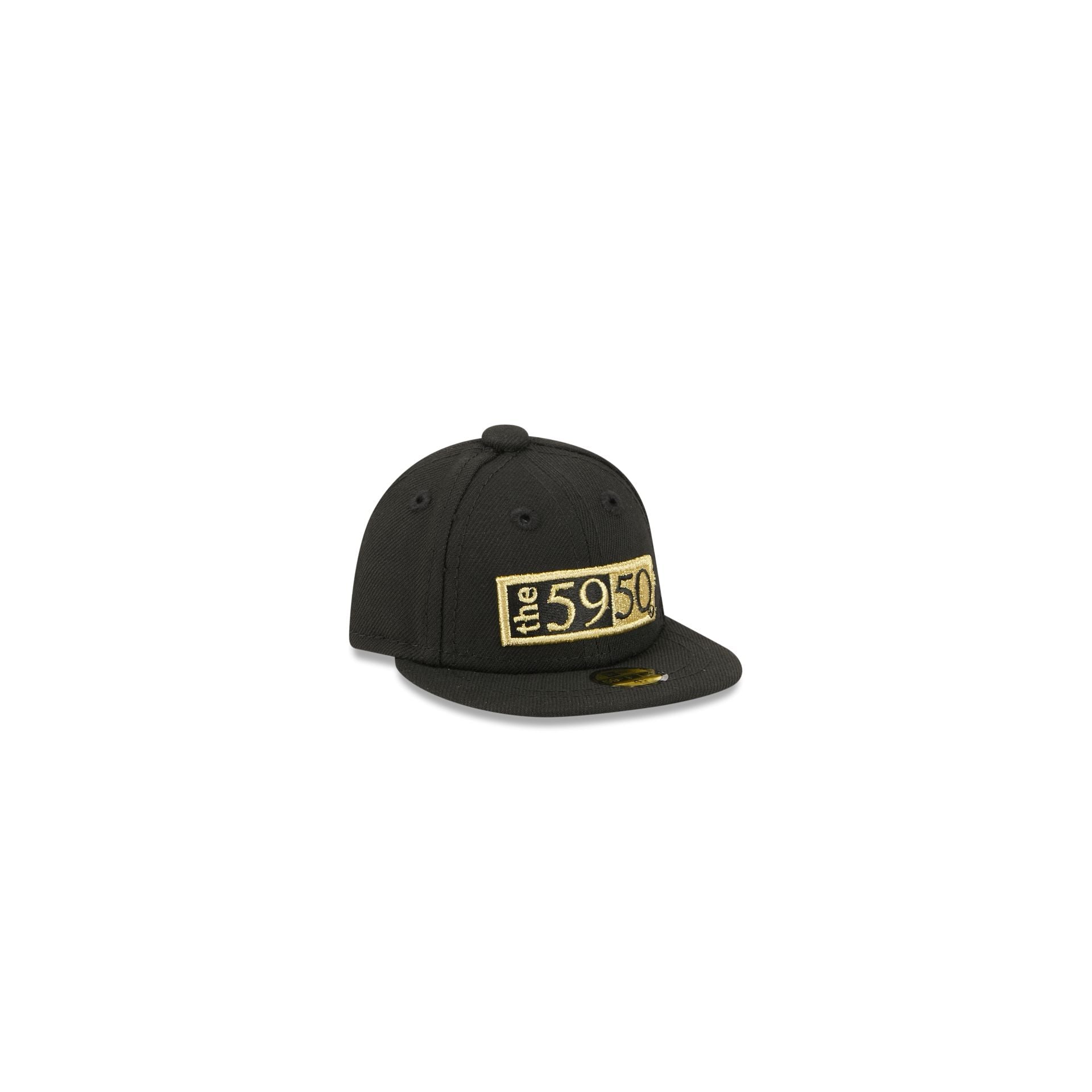 New Era Cap Gold Logo Mini 59FIFTY Fitted Hat