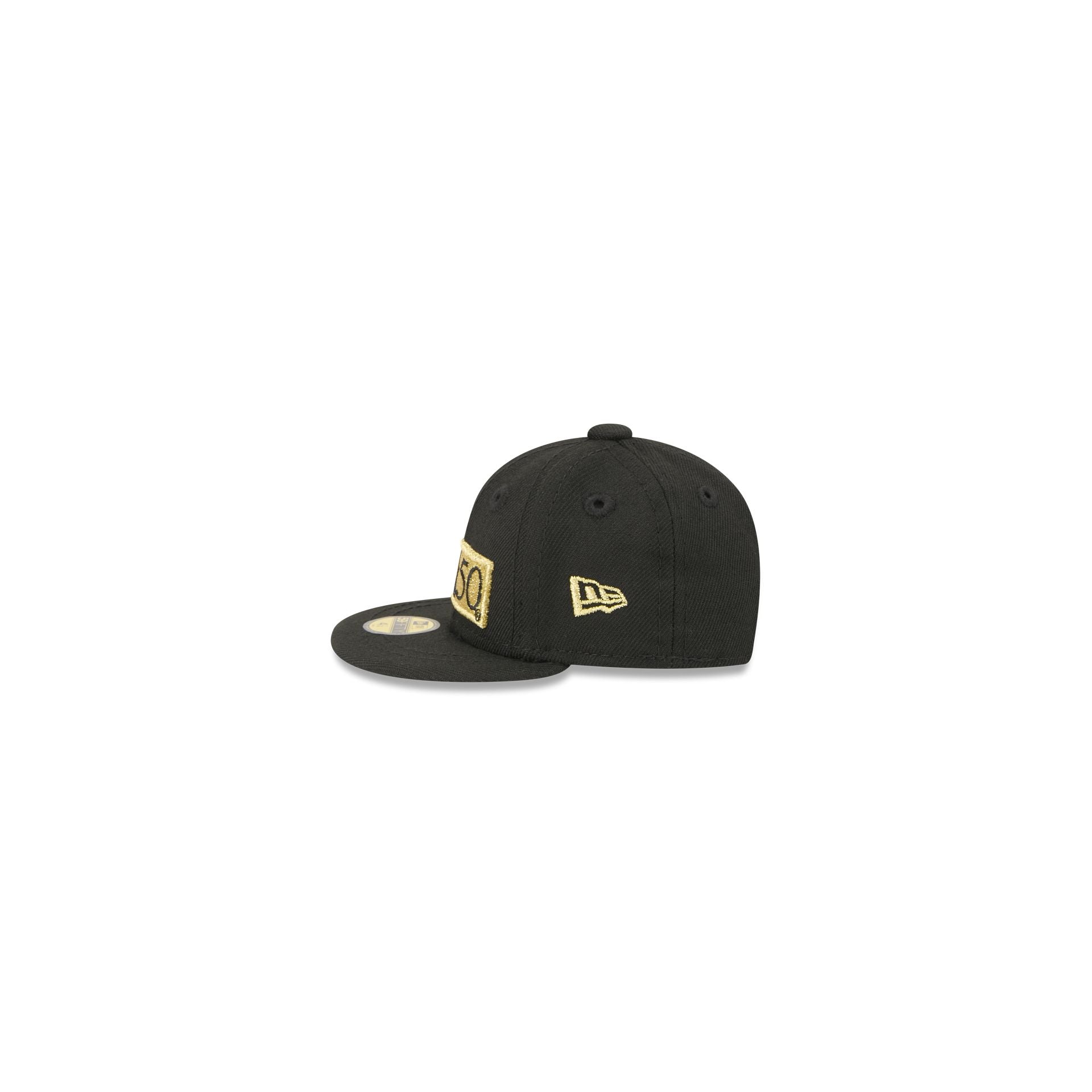 New Era Cap Gold Logo Mini 59FIFTY Fitted Hat
