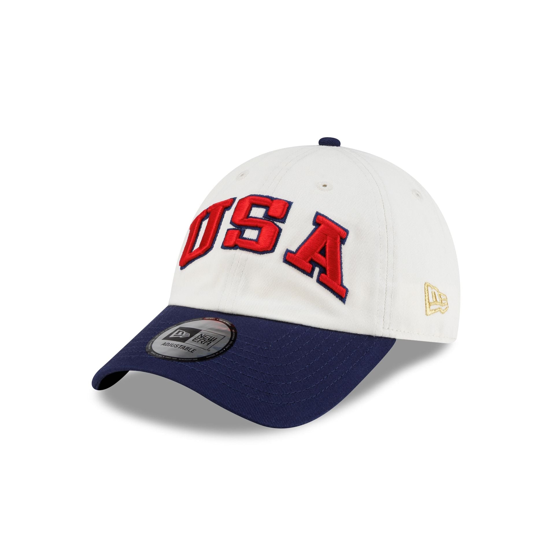 New Era Cap USA Chrome White Casual Classic Adjustable Hat