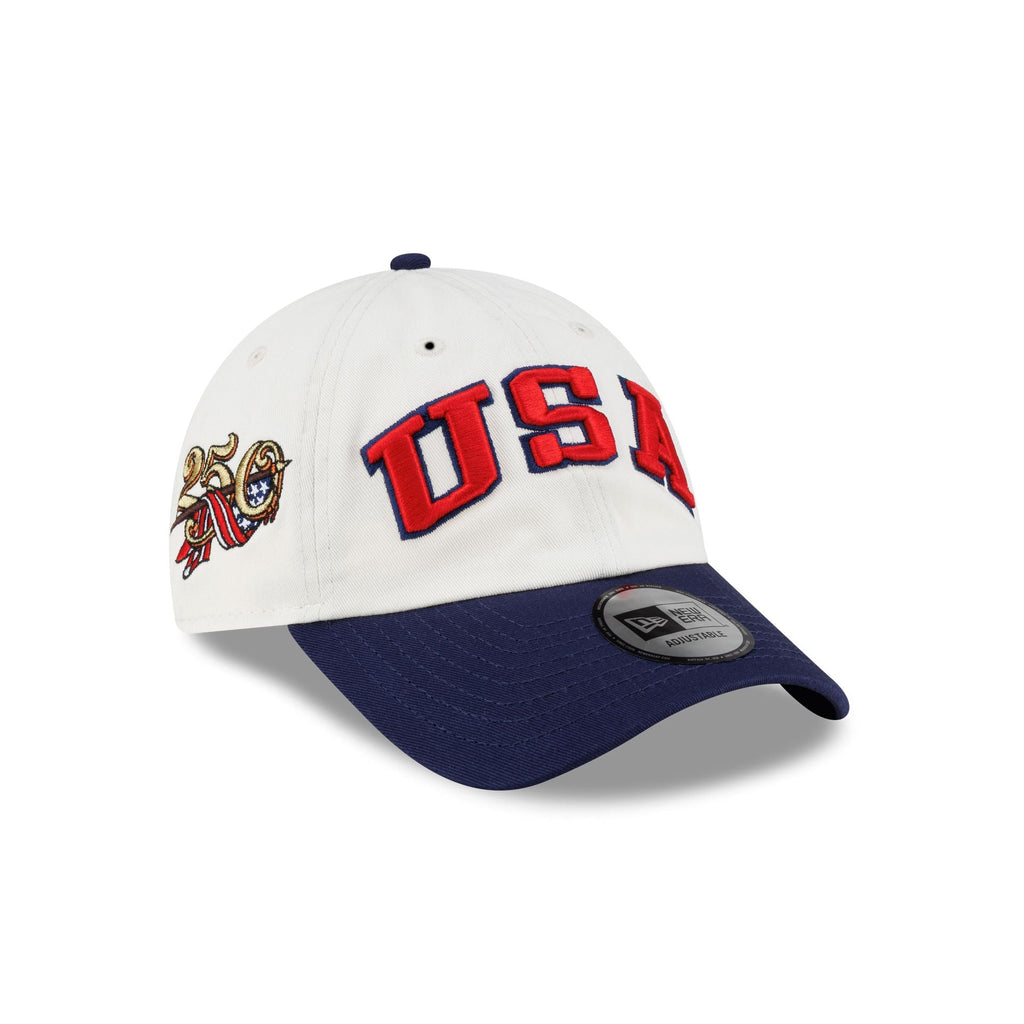New Era Cap USA Chrome White Casual Classic Adjustable Hat