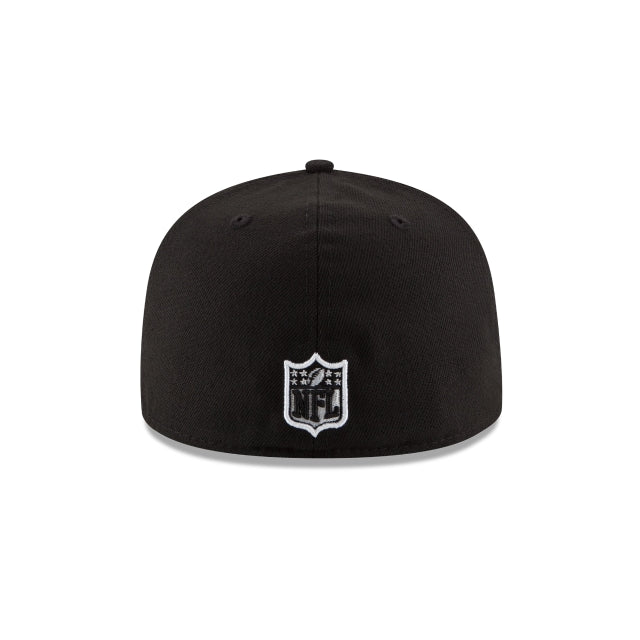 Minnesota Vikings Black & White 59FIFTY Fitted Hat