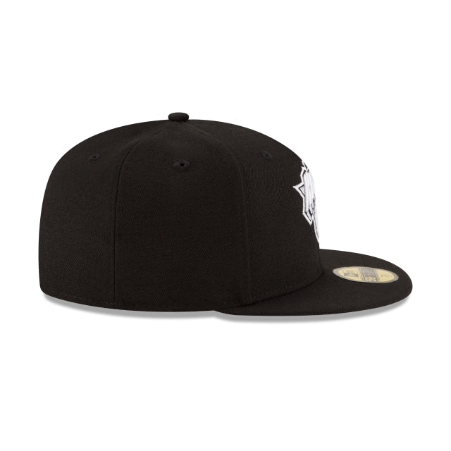 New York Knicks Black & White 59FIFTY Fitted Hat