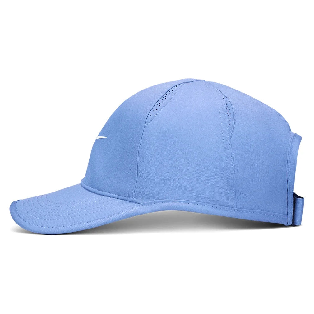 Unisex Dri-FIT Club Unstructured Featherlight Tennis Cap Indigo Storm and White