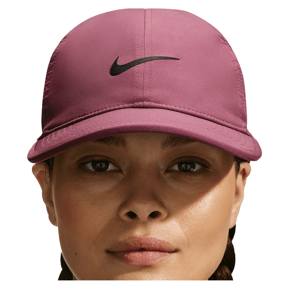 Unisex Dri-FIT Club Unstructured Featherlight Tennis Cap Pink Smoke and Black