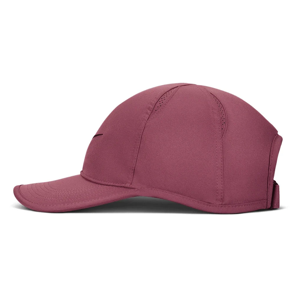 Unisex Dri-FIT Club Unstructured Featherlight Tennis Cap Pink Smoke and Black
