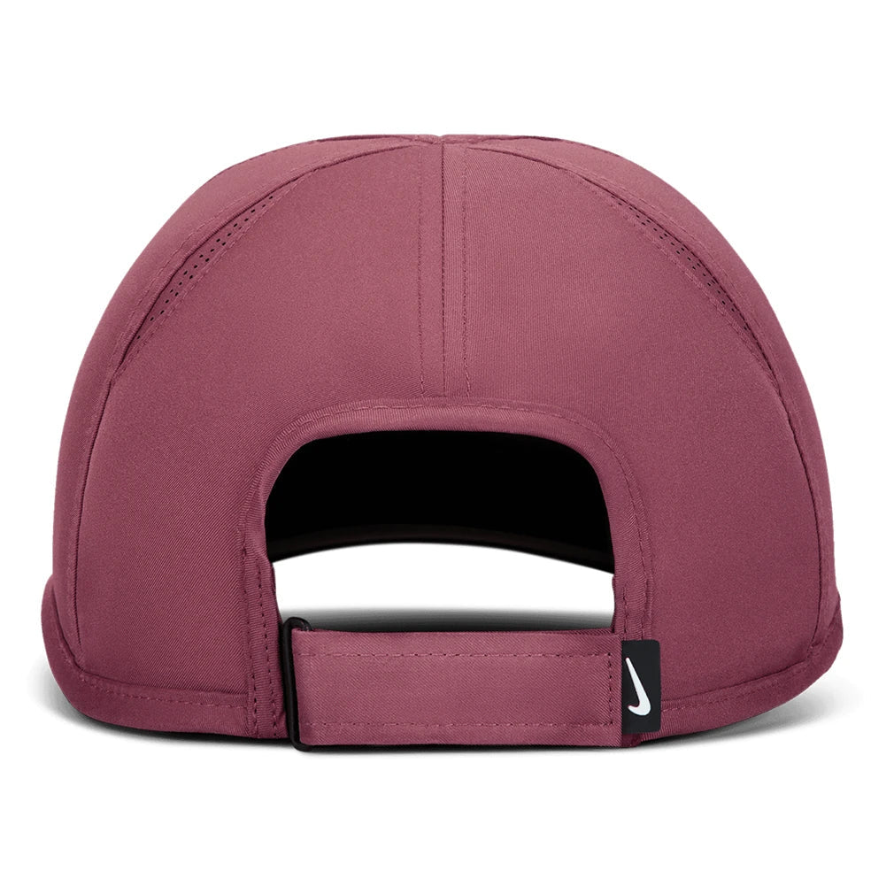 Unisex Dri-FIT Club Unstructured Featherlight Tennis Cap Pink Smoke and Black