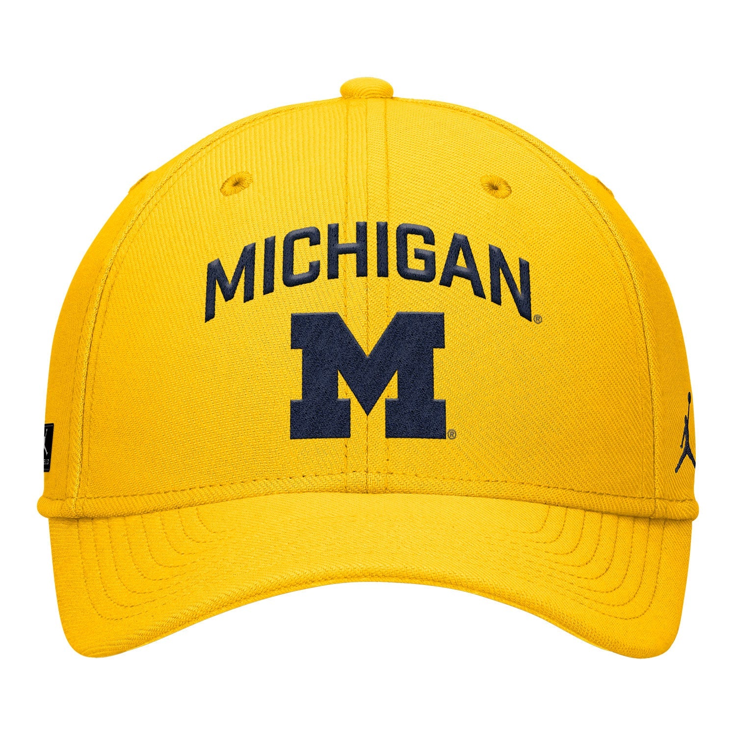 Michigan Wolverines Nike Jordan Yellow FlexFit Rise Adjustable Gameday Hat
