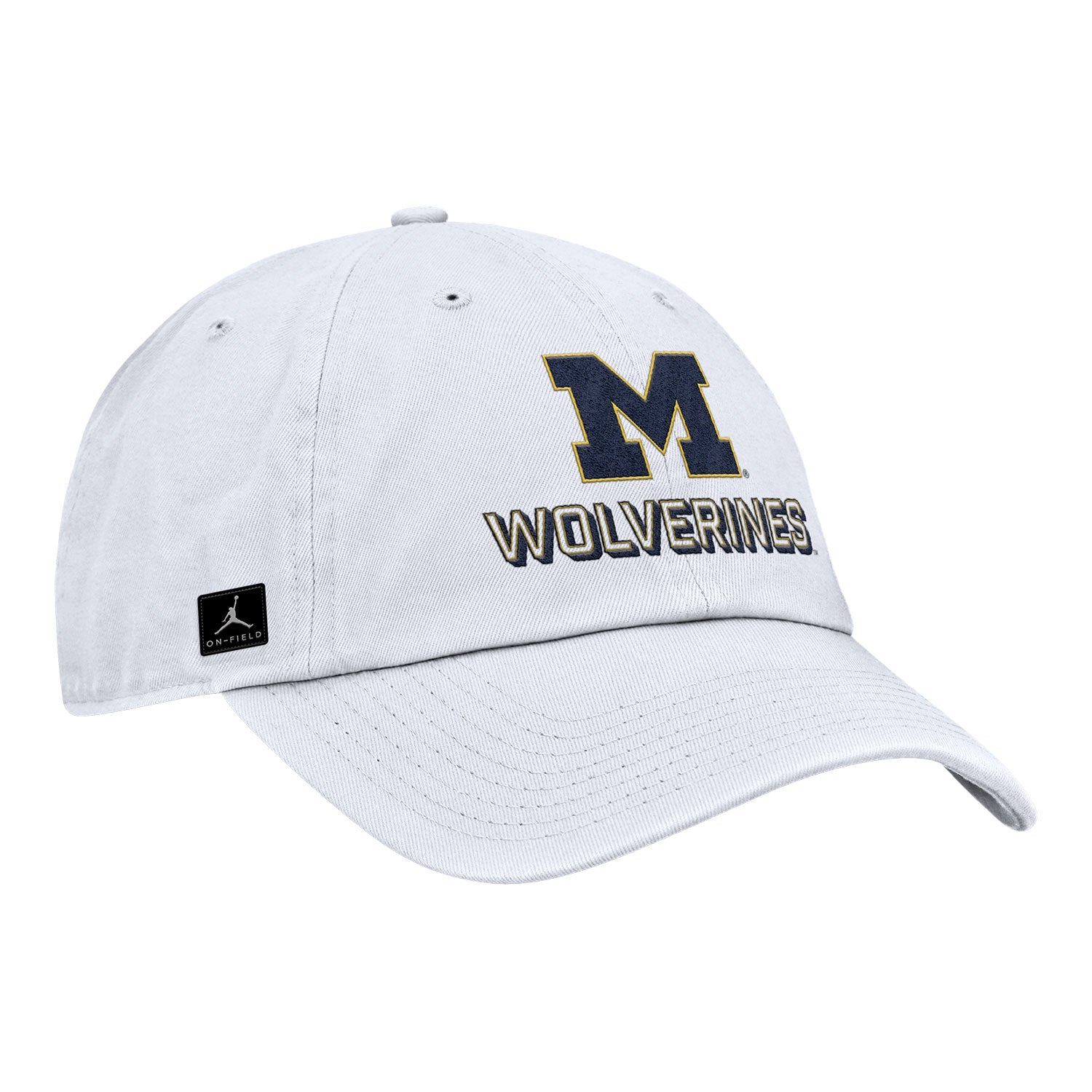 Michigan Wolverines Nike Jordan White Unstructured Adjustable Club Hat