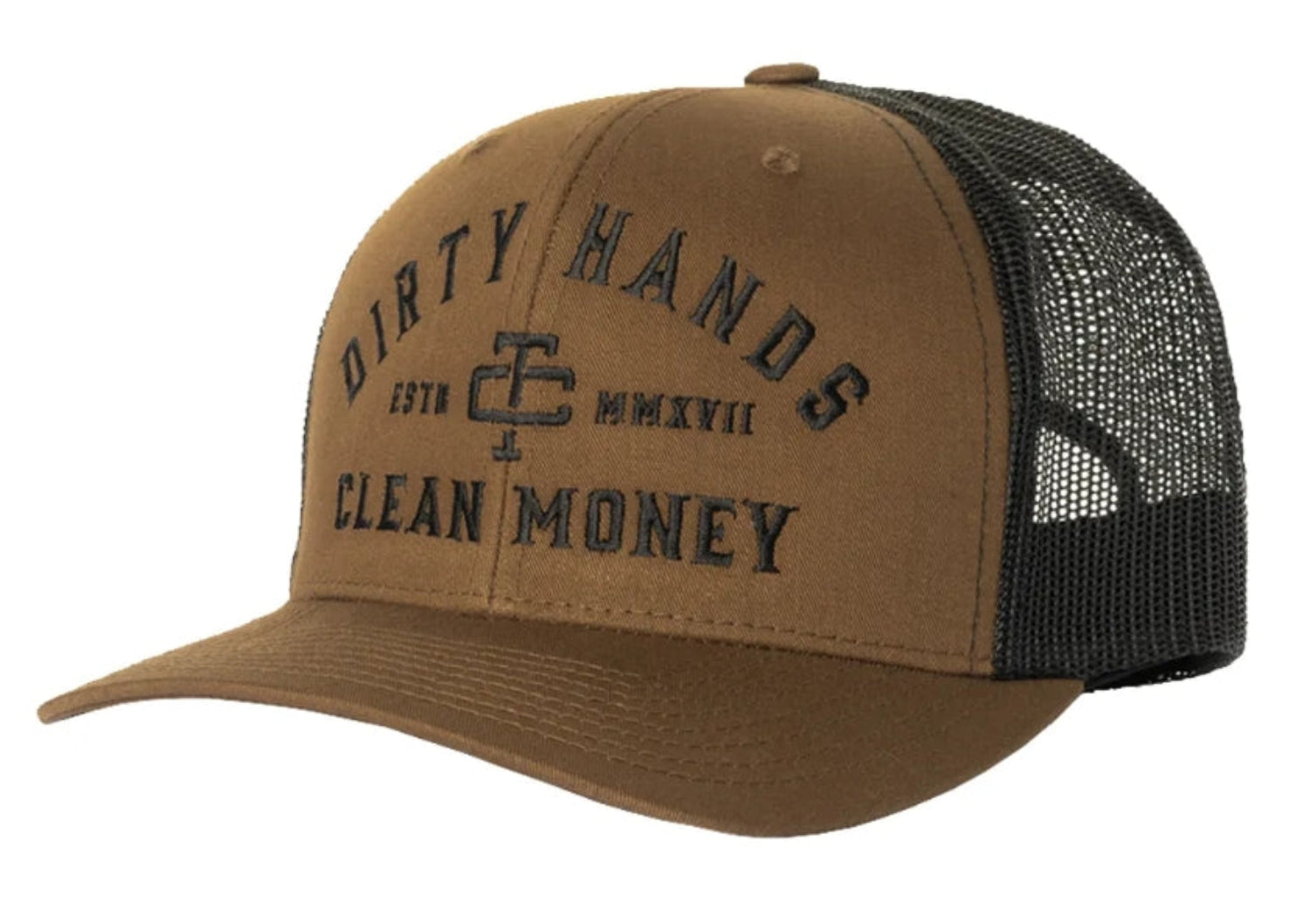 Troll Co. Classic 'Dirty Hands Clean Money' Snap Meshback Cap