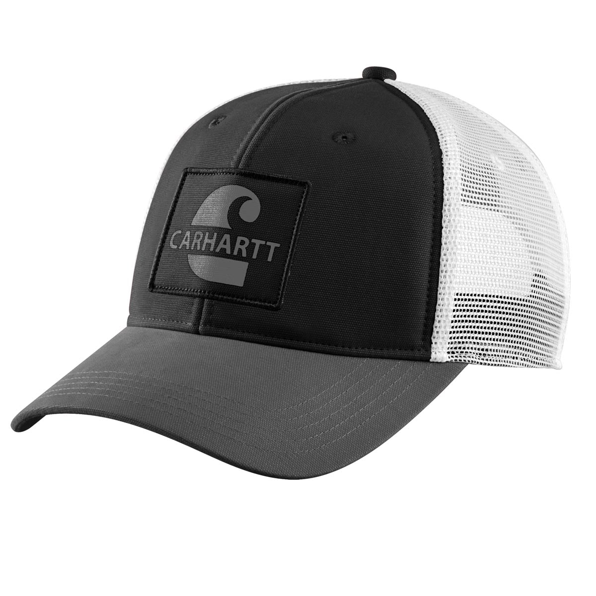 Carhartt 105692 Men's Canvas Mesh Back Logo Graphic Cap