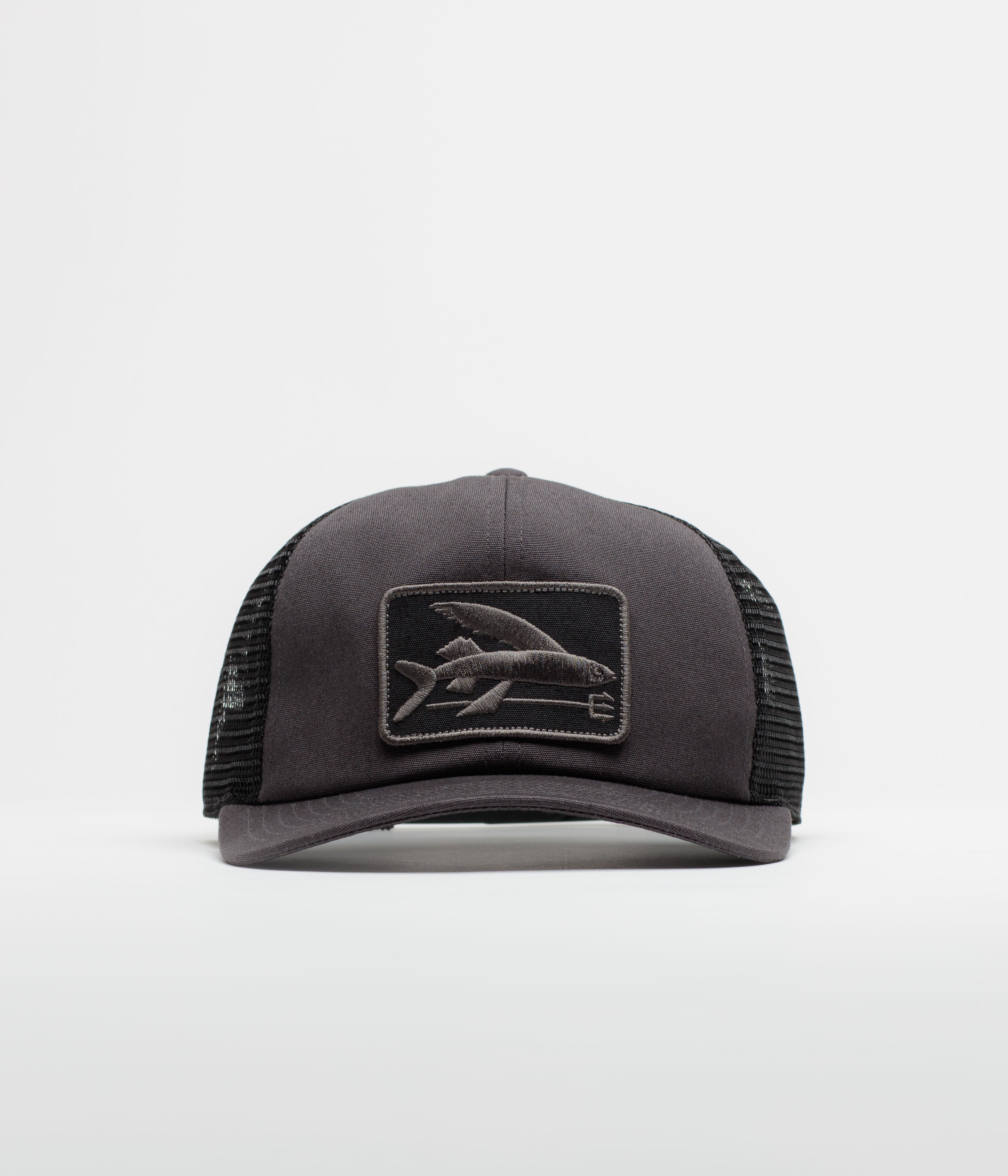 Patagonia Flying Fish Relaxed Trucker Cap - Ink Black