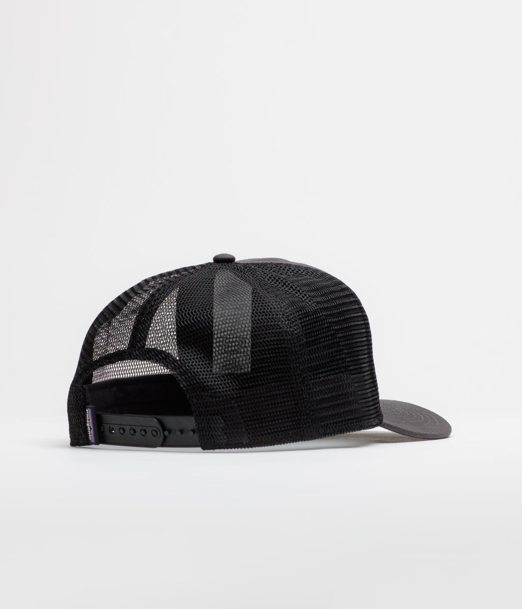 Patagonia Flying Fish Relaxed Trucker Cap - Ink Black