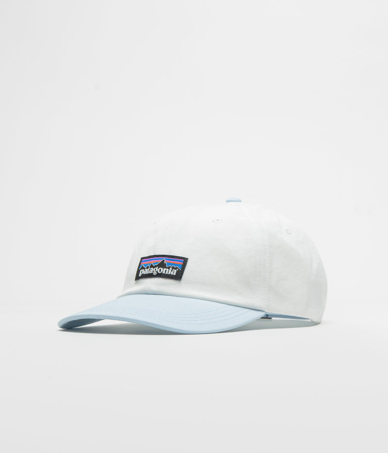 Patagonia P-6 Label Trad Cap - Birch White / Fleck Blue