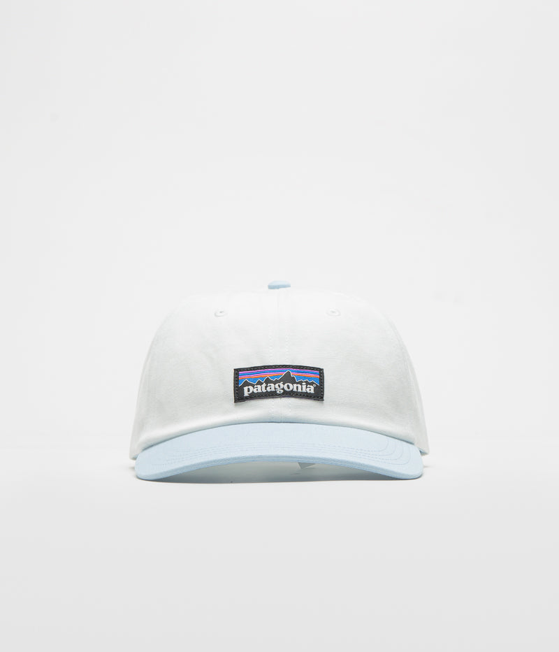Patagonia P-6 Label Trad Cap - Birch White / Fleck Blue