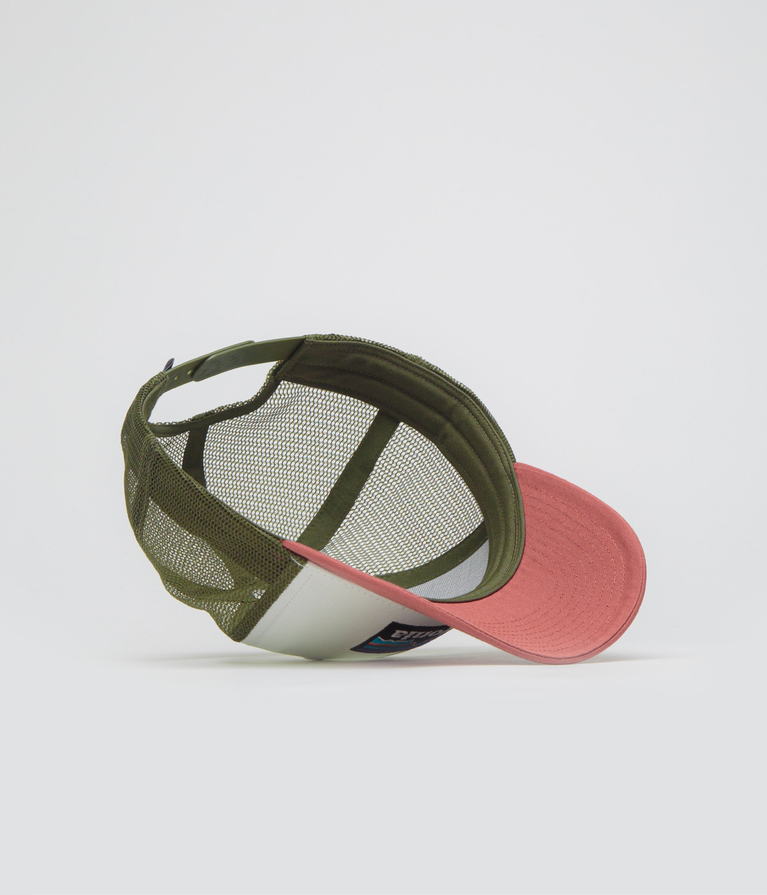 Patagonia P-6 Logo LoPro Trucker Cap - Birch White