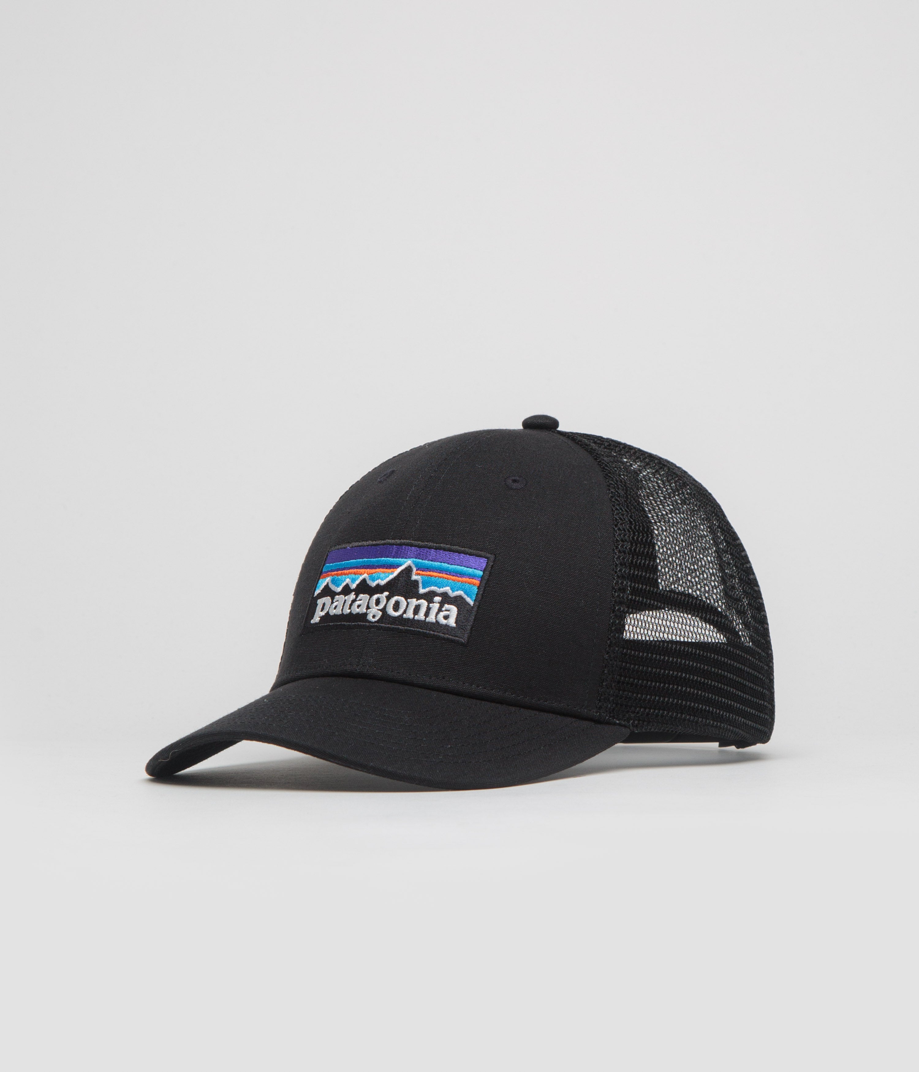 Patagonia P-6 Logo LoPro Trucker Cap - Black