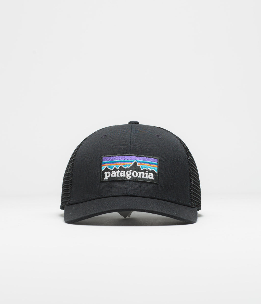 Patagonia P-6 Logo Trucker Cap - Black