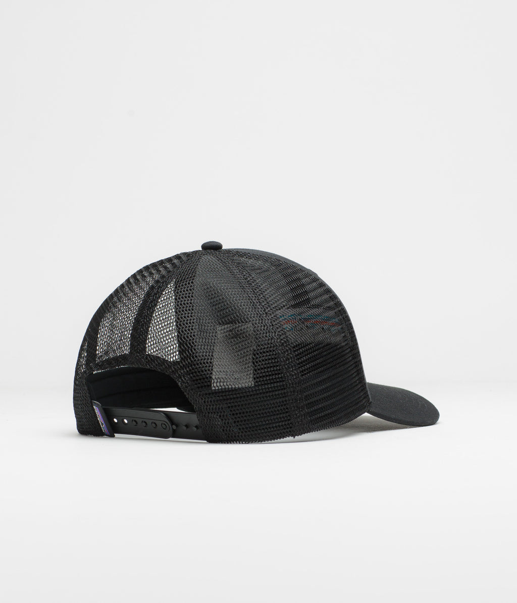 Patagonia P-6 Logo Trucker Cap - Black