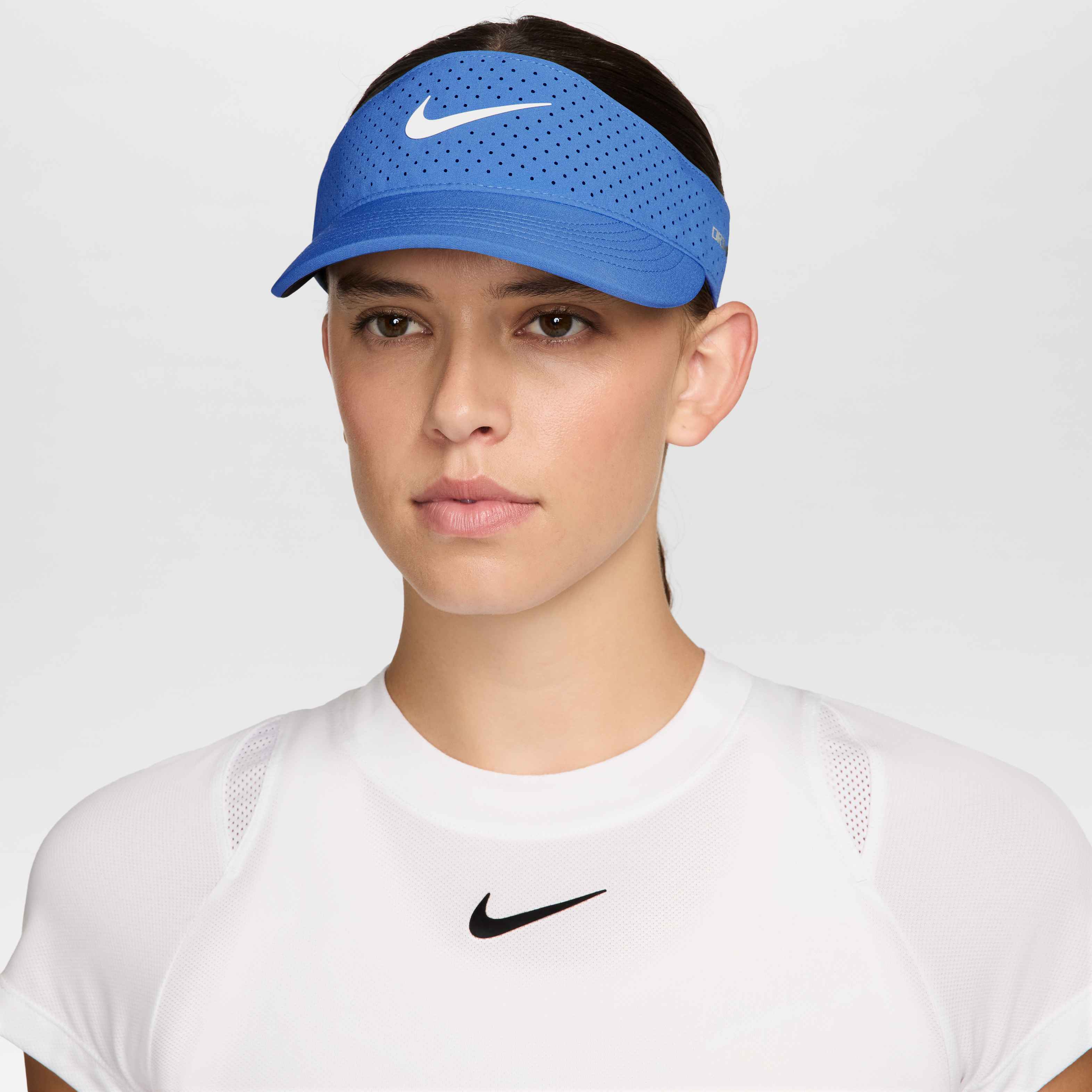 Nike Dri-FIT ADV Ace Visor in Lt Photo Blue/Anthracite/White