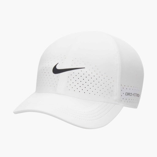 Nike Unisex Dri-FIT Advantage Club Unstructured Tennis Cap white/black